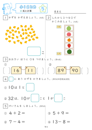 【05】小１式と計算【すらぷりまとめ】