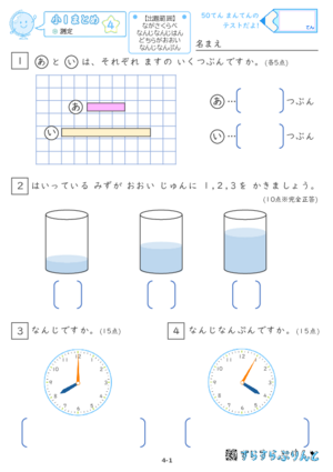 【04】小１測定【すらぷりまとめ】