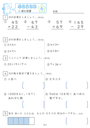 【06】小２式と計算【すらぷりまとめ】