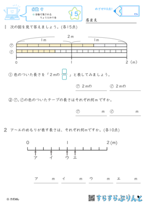 【15】分数で表されるりょうとわり合【分数９】