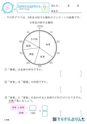 【07】円グラフとは【帯グラフと円グラフ２】