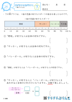 【07】帯グラフとは【帯グラフと円グラフ１】