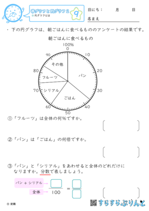 【09】円グラフとは【帯グラフと円グラフ２】